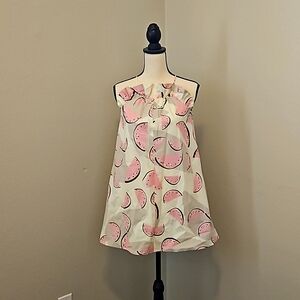 Watermelon Slice Sundress by Corey Lynn Calter from Anthropologie, XXS Petite